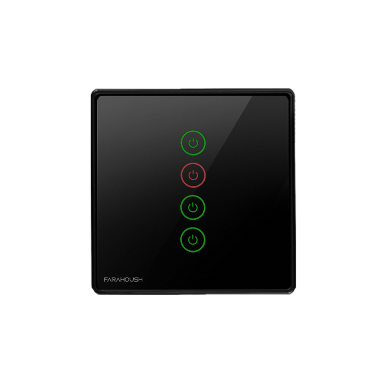 کلید چهار پل لمسی