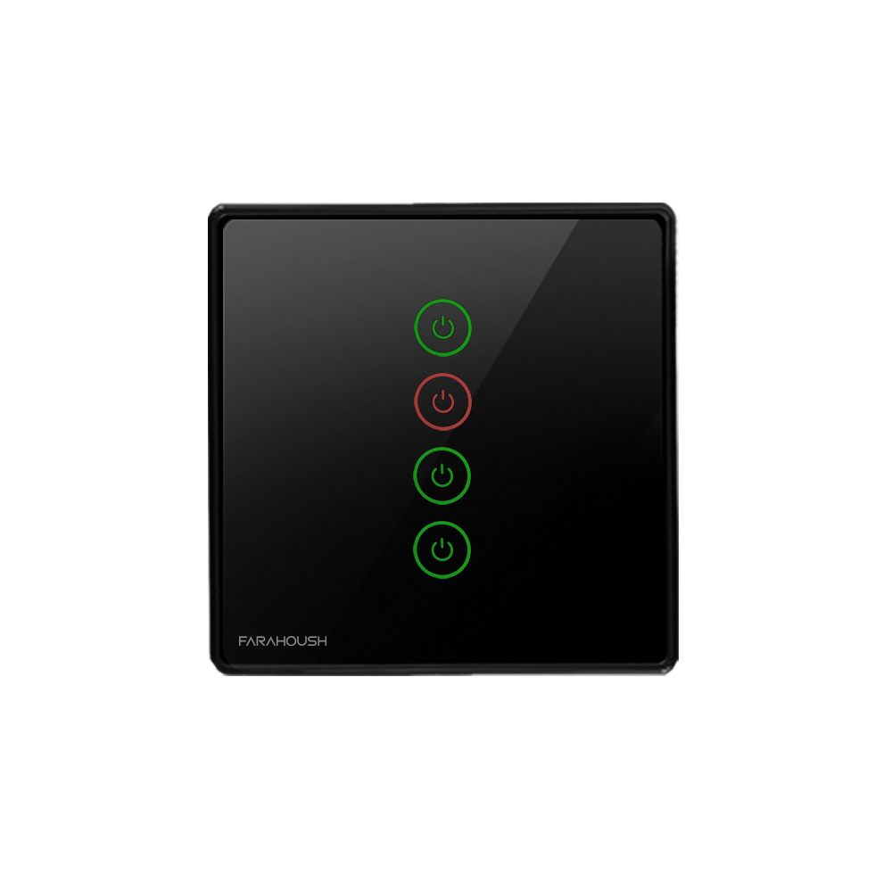 کلید چهار پل لمسی