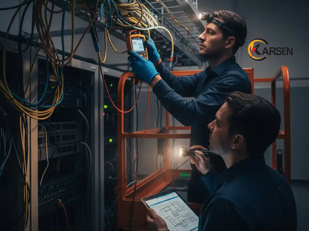 نظارت بر پایداری اتصالات و زیرساخت کابل‌کشی، الکتروکارسن