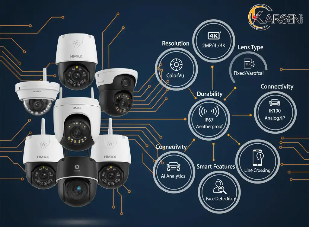 فاکتورهای فنی حیاتی در زمان خرید دوربین مداربسته دام، الکتروکارسن