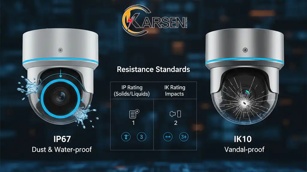 استانداردهای بدنه و مقاومت محیطی (IP و IK)، الکتروکارسن