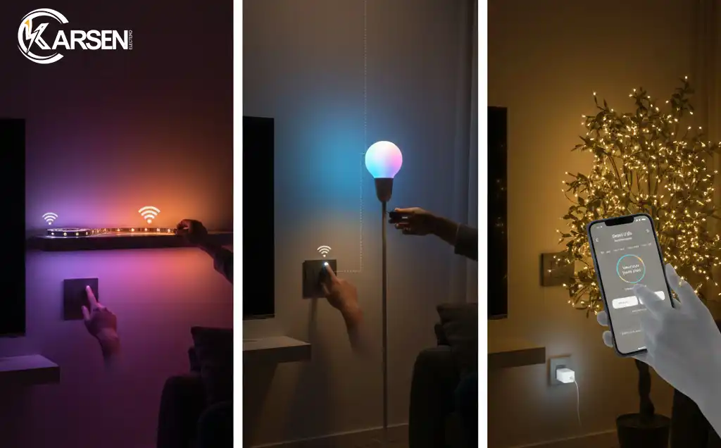 طراحی نورپردازی مدرن بدون شیارزنی، الکتروکارسن