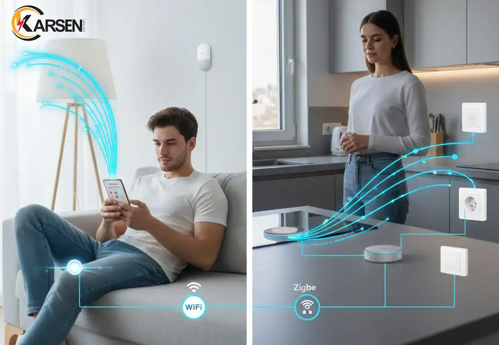 خانه هوشمند وایرلس (Wireless) چیست، الکتروکارسن