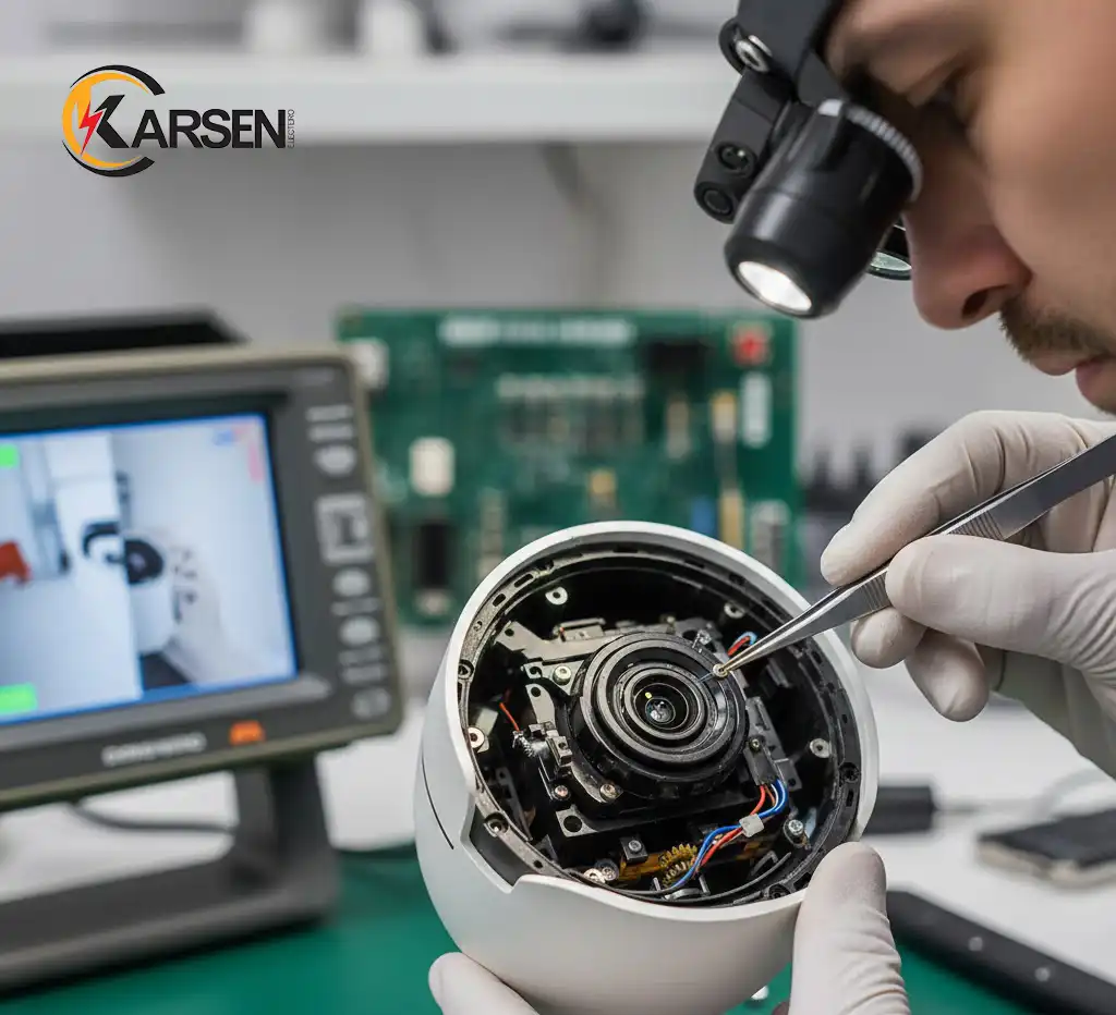 بازسازی بدنه و حباب دوربین (Dome Cover)، الکتروکارسن