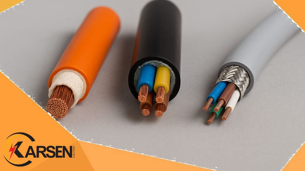بررسی کابل‌های نسوز، ضدآب و شیلددار| کاربردها و تفاوت‌ها، الکتروکارسن