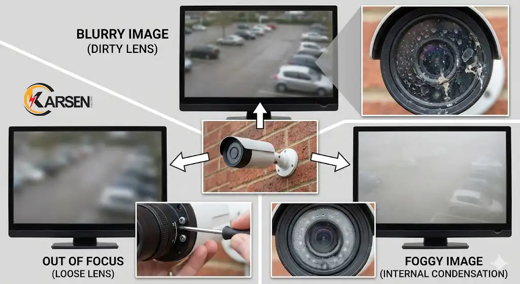 مشکلات مربوط به کیفیت تصویر و وضوح (Image Quality)، الکتروکارسن